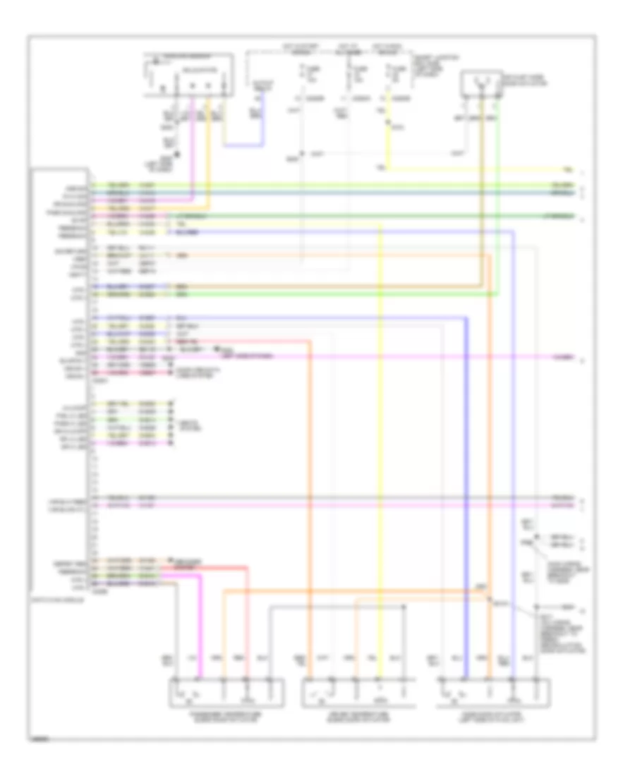 Automatic A C Wiring Diagram 1 of 3 for Ford Edge Sport 2009