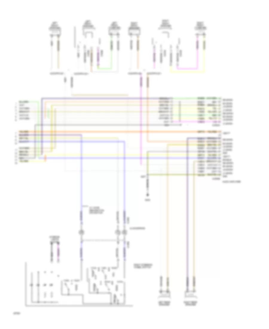 Premium Radio Wiring Diagram with Navigation 2 of 2 for Ford Edge Sport 2009