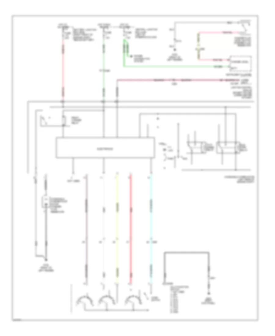 WiperWasher Wiring Diagram for Ford Crown Victoria LX 2011