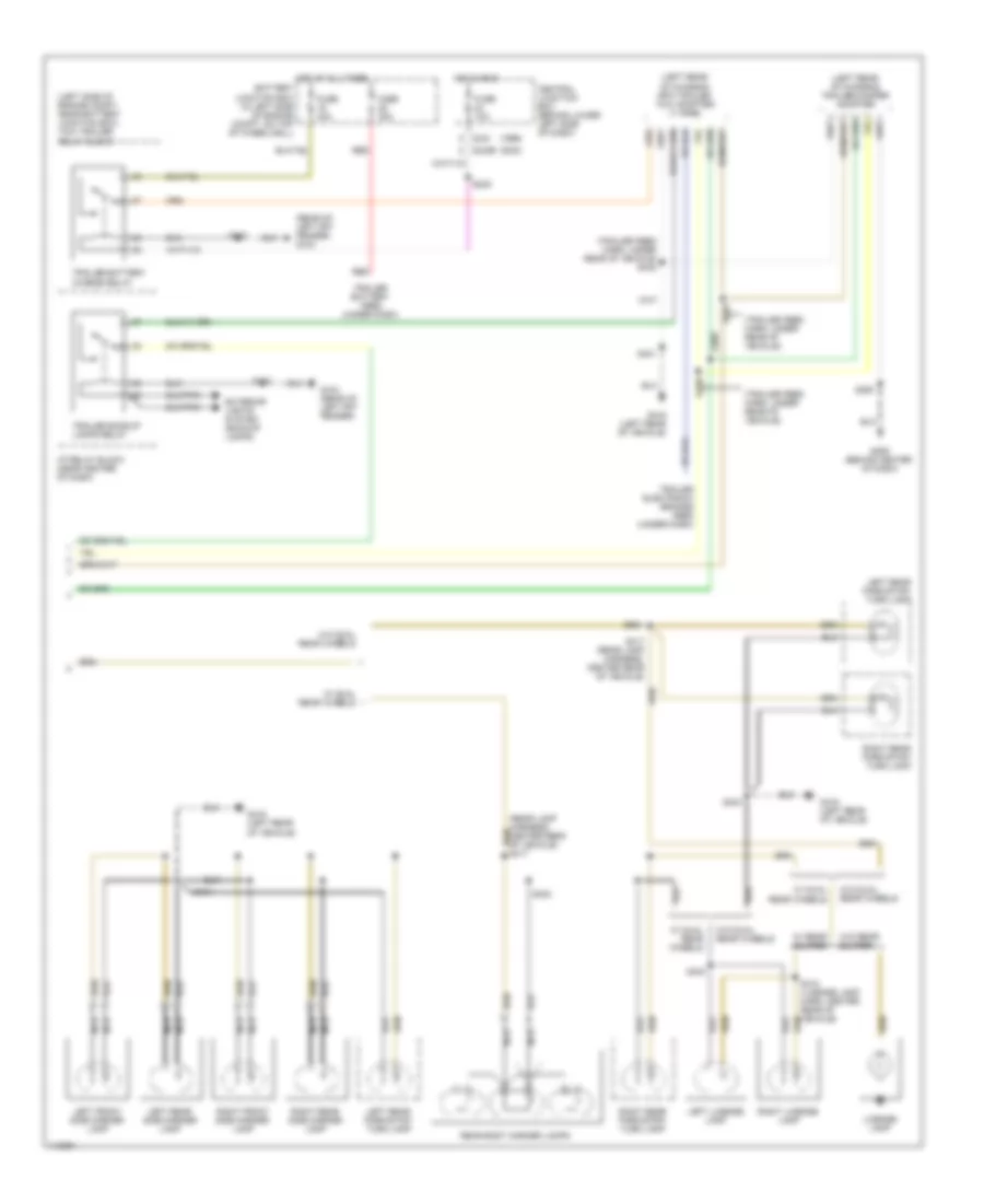 Exterior Lamps  Trailer connector Wiring Diagram 2 of 2 for Ford Cab  Chassis F350 Super Duty 2000