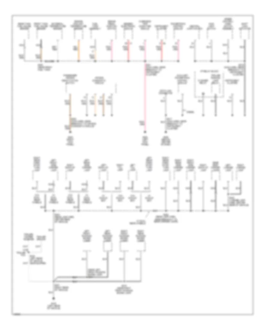 Ground Distribution Wiring Diagram 2 of 3 for Ford Cab  Chassis F350 Super Duty 2000