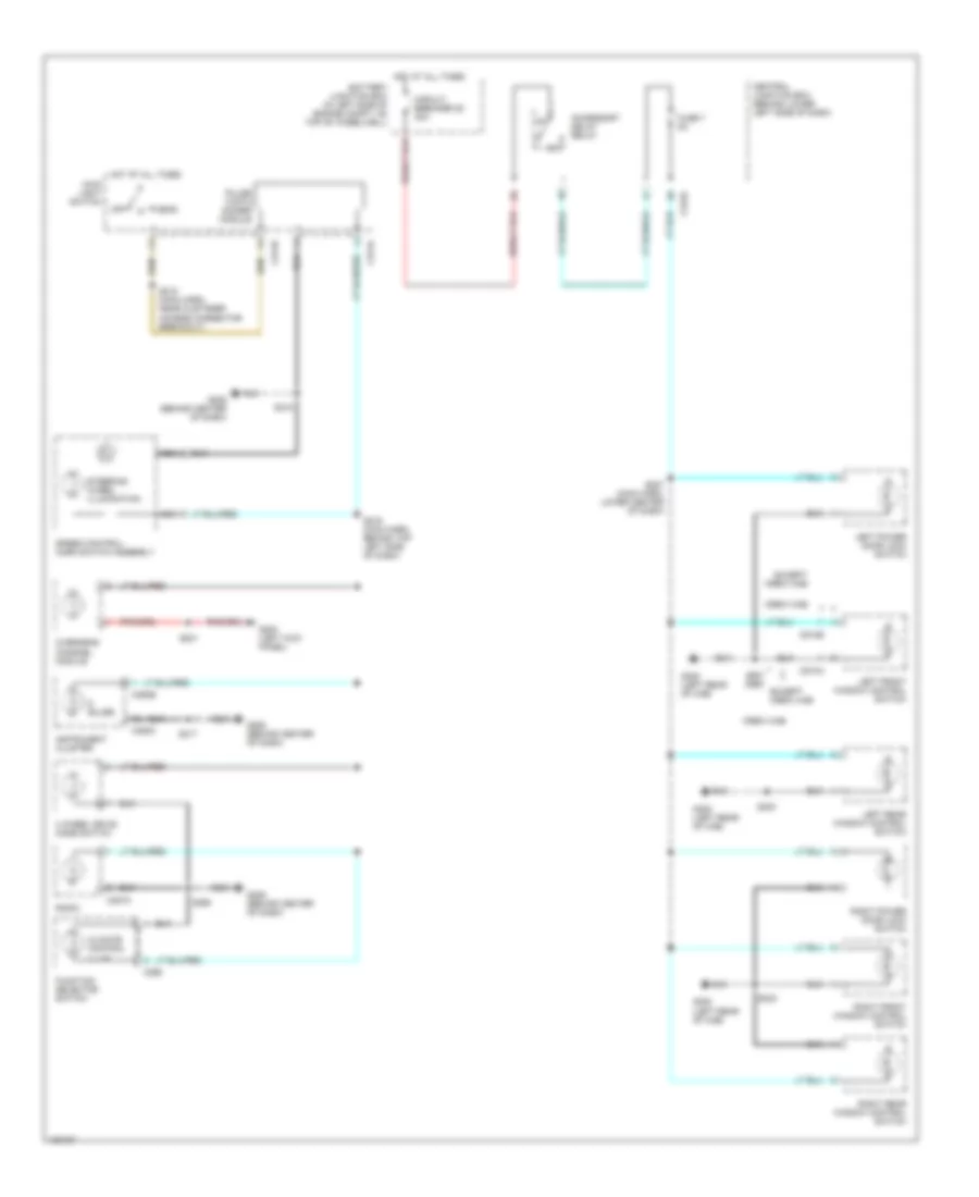 Instrument Illumination Wiring Diagram for Ford Cab  Chassis F350 Super Duty 2000
