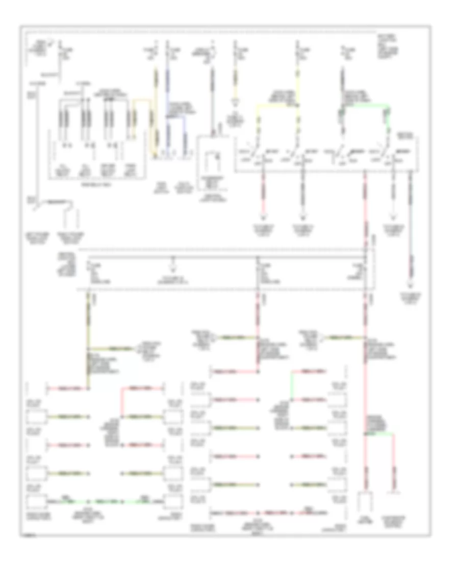 Power Distribution Wiring Diagram 2 of 4 for Ford Cab  Chassis F350 Super Duty 2000