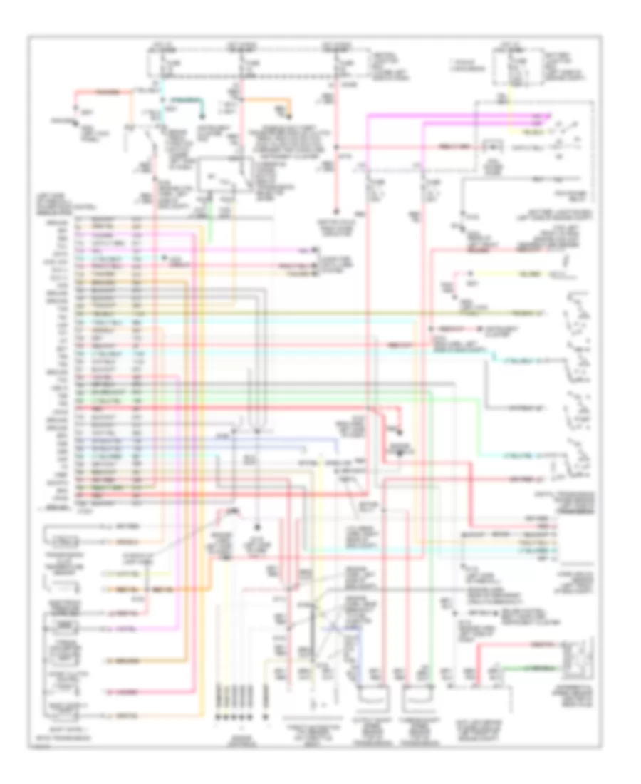 5 4L A T Wiring Diagram for Ford Cab  Chassis F350 Super Duty 2000