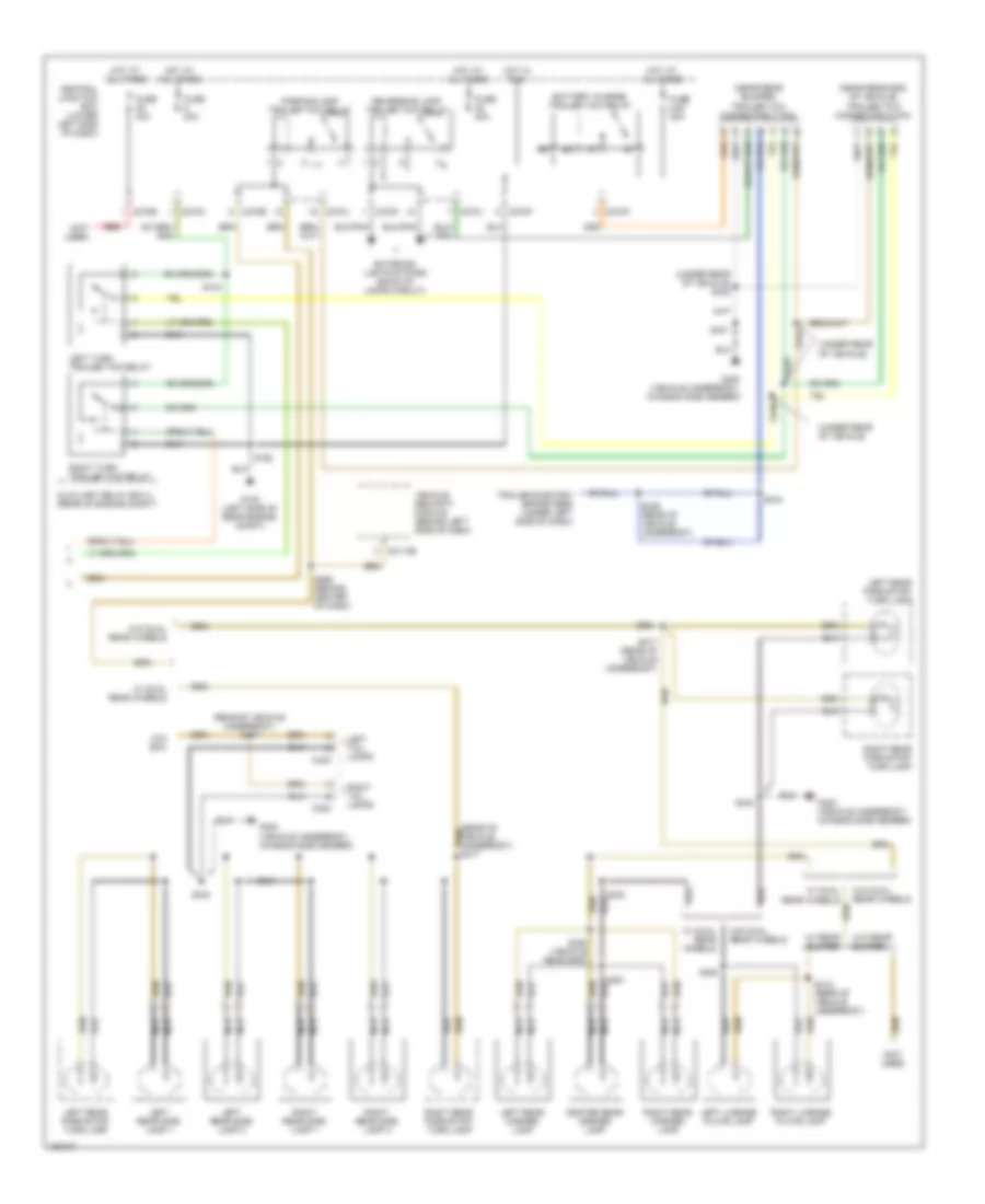 Exterior Lamps Wiring Diagram (2 of 2) for Ford Cab  Chassis F350 Super Duty 2002