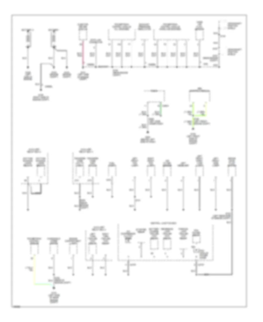 Ground Distribution Wiring Diagram 1 of 4 for Ford Cab  Chassis F350 Super Duty 2002