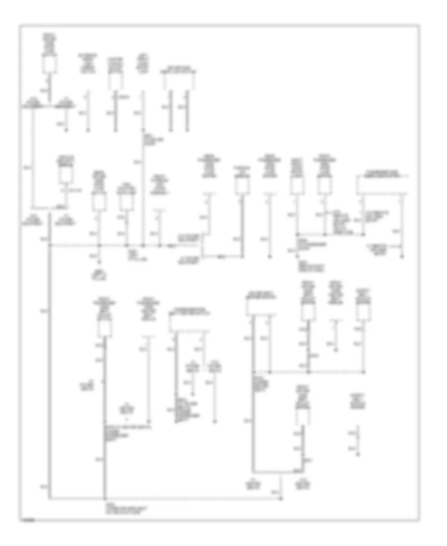 Ground Distribution Wiring Diagram (4 of 4) for Ford Cab  Chassis F350 Super Duty 2002
