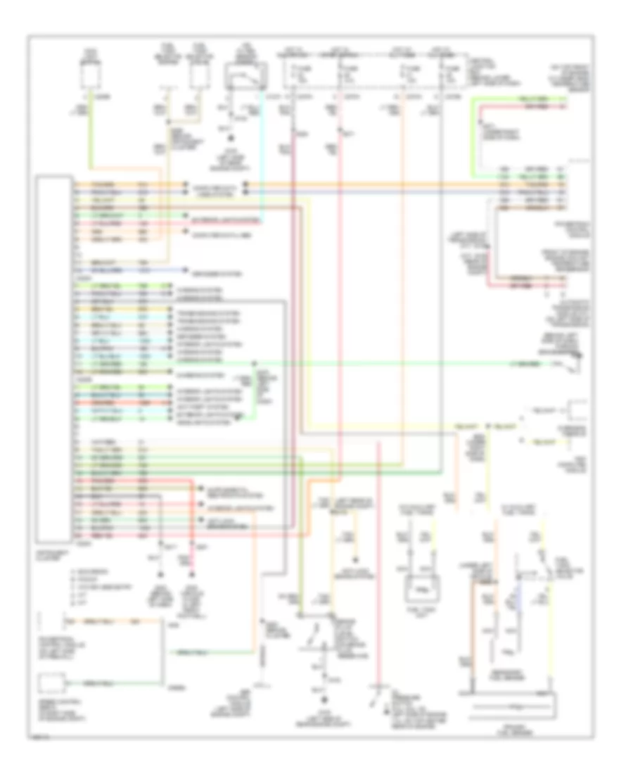 Instrument Cluster Wiring Diagram for Ford Cab  Chassis F350 Super Duty 2002