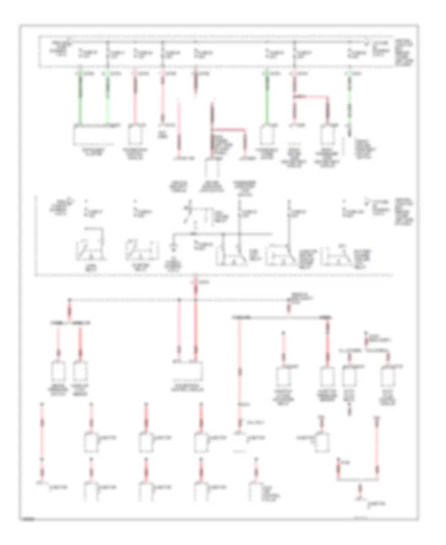 Power Distribution Wiring Diagram 2 of 4 for Ford Cab  Chassis F350 Super Duty 2002