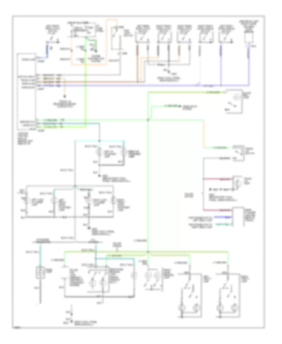 Courtesy Lamps Wiring Diagram for Ford Crown Victoria LX 1996