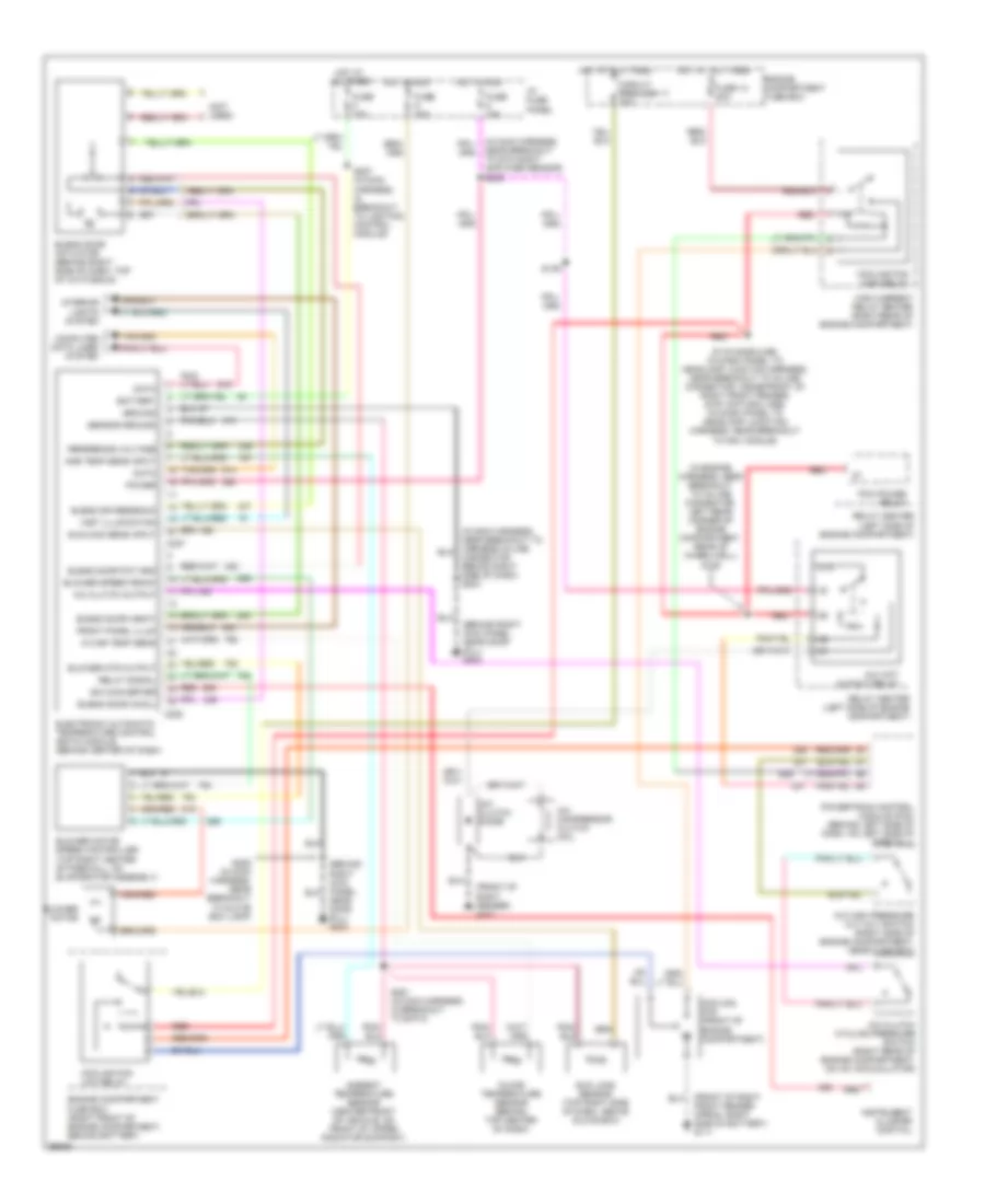 A C Wiring Diagram Auto A C for Ford Crown Victoria Police Interceptor 1998