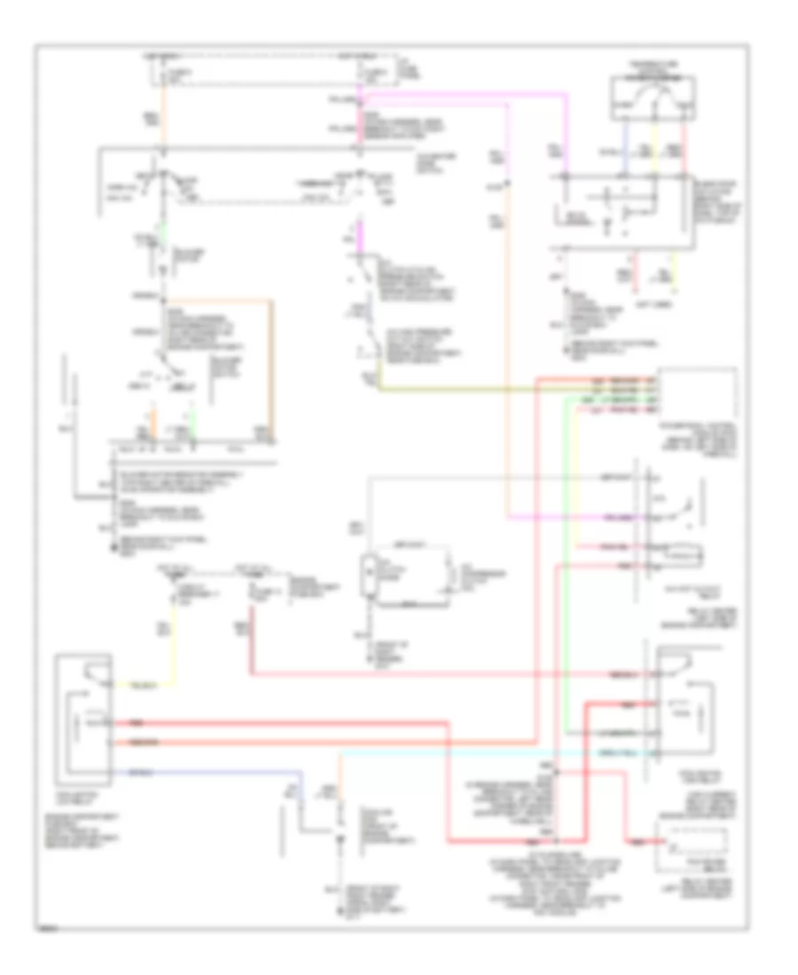 AC Wiring Diagram, Manual AC for Ford Crown Victoria Police Interceptor 1998
