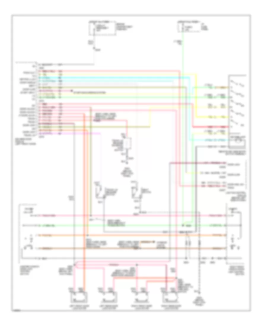 Keyless Entry Wiring Diagram for Ford Crown Victoria Police Interceptor 1998
