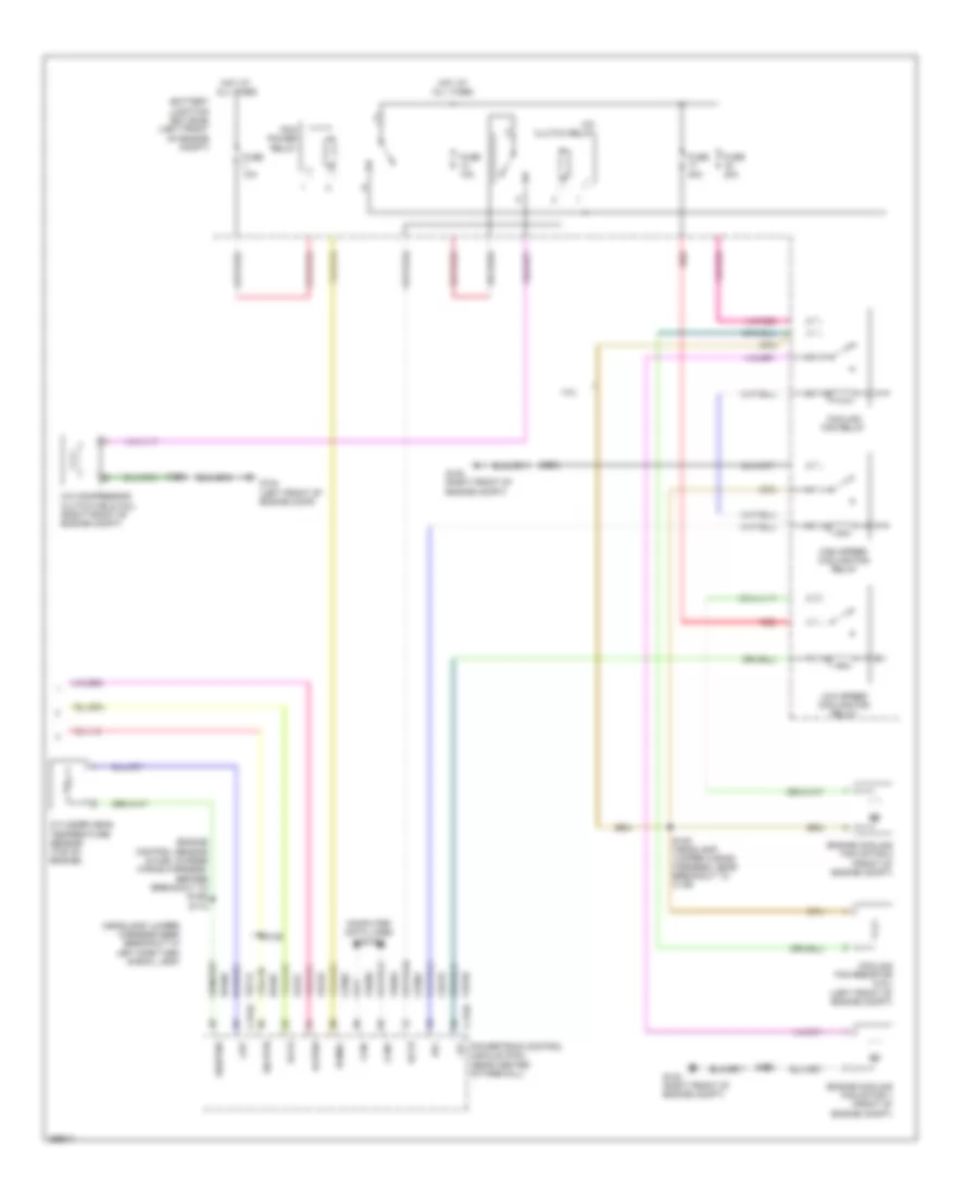 Automatic A C Wiring Diagram Except Hybrid 3 of 3 for Ford Escape 2009