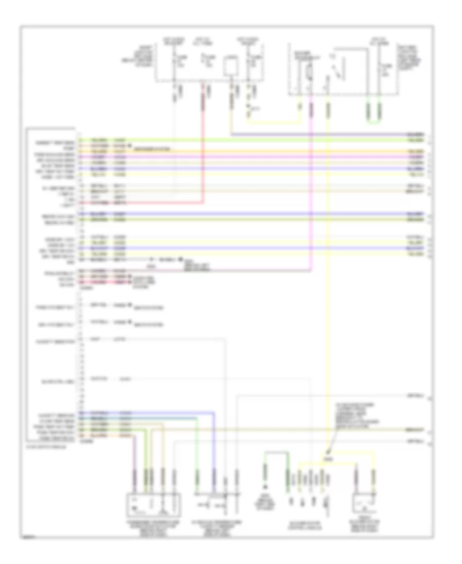 Automatic AC Wiring Diagram, Hybrid (1 of 4) for Ford Escape 2009