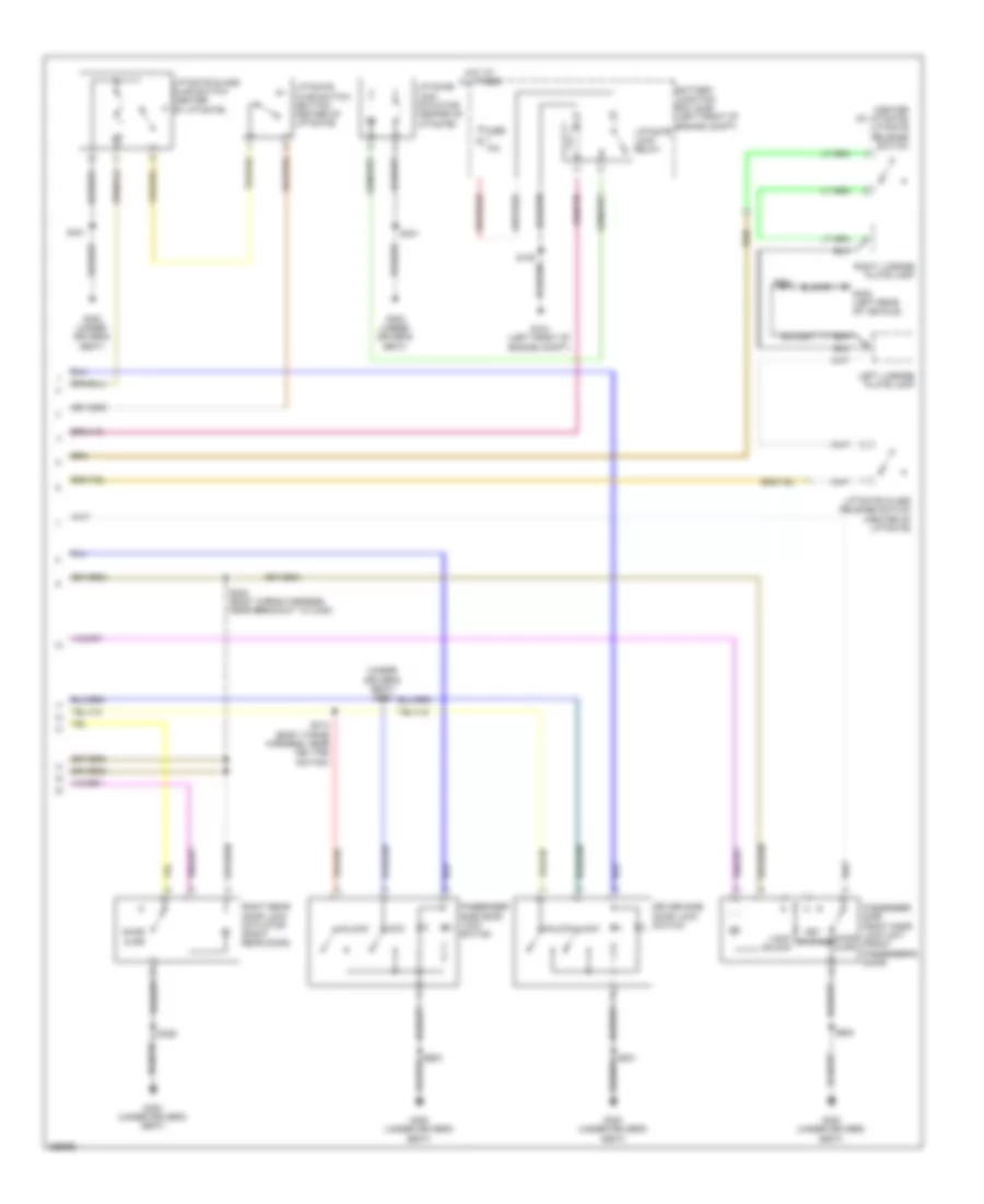 Forced Entry Wiring Diagram 2 of 2 for Ford Escape 2009