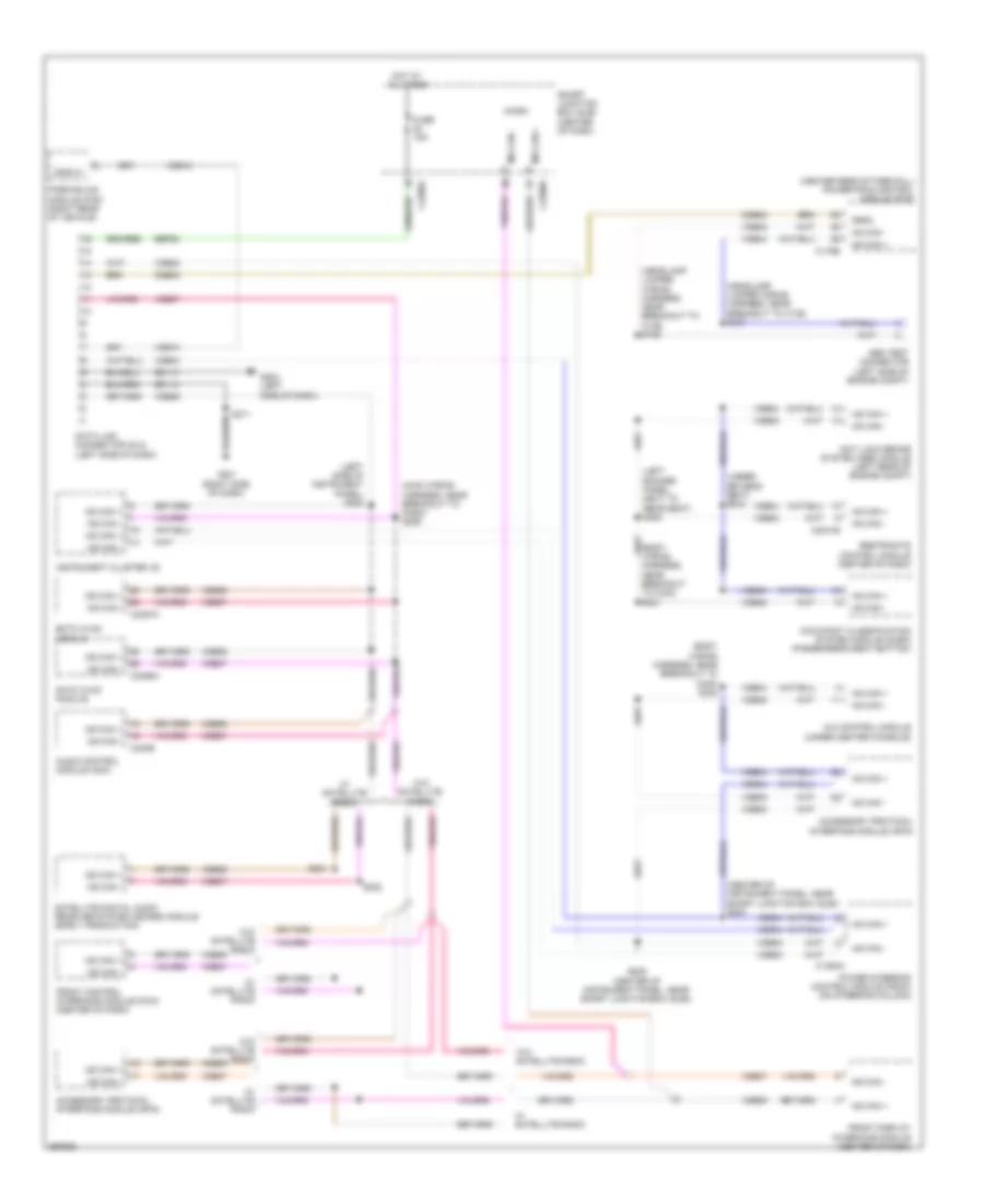 Computer Data Lines Wiring Diagram Except Hybrid for Ford Escape 2009