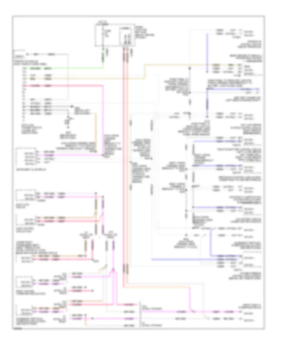 Computer Data Lines Wiring Diagram, Hybrid for Ford Escape 2009