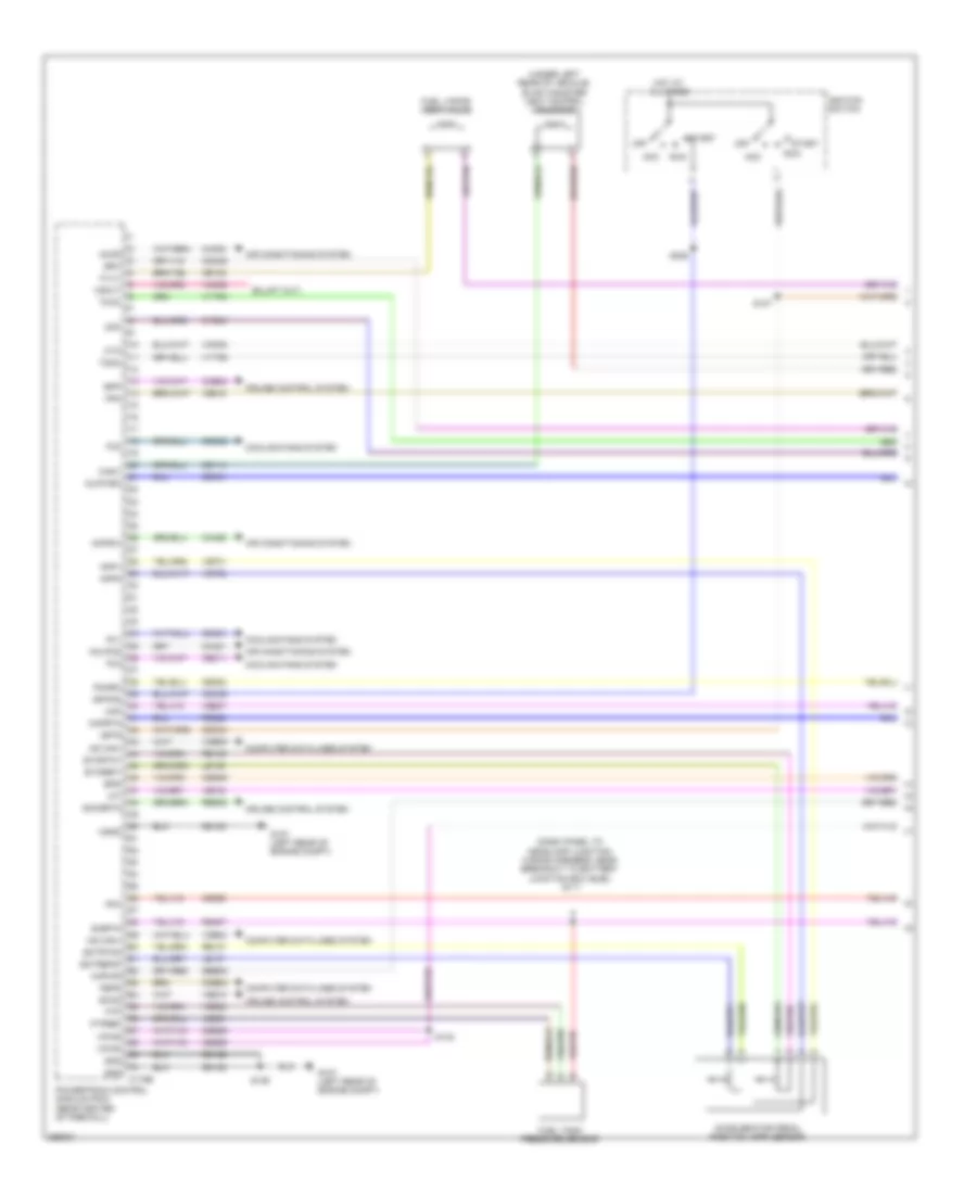 2.5L, Engine Performance Wiring Diagram, Hybrid (1 of 6) for Ford Escape 2009