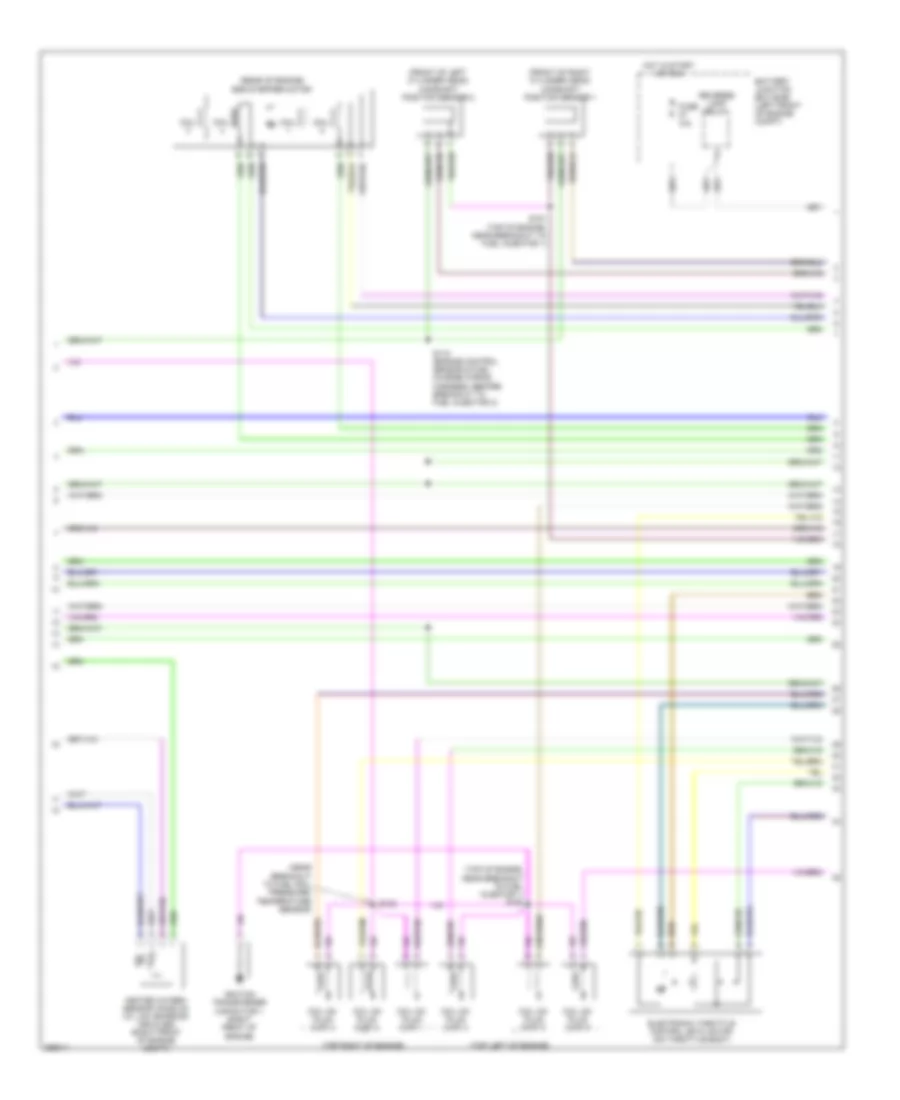 3.0L, Engine Performance Wiring Diagram (4 of 5) for Ford Escape 2009