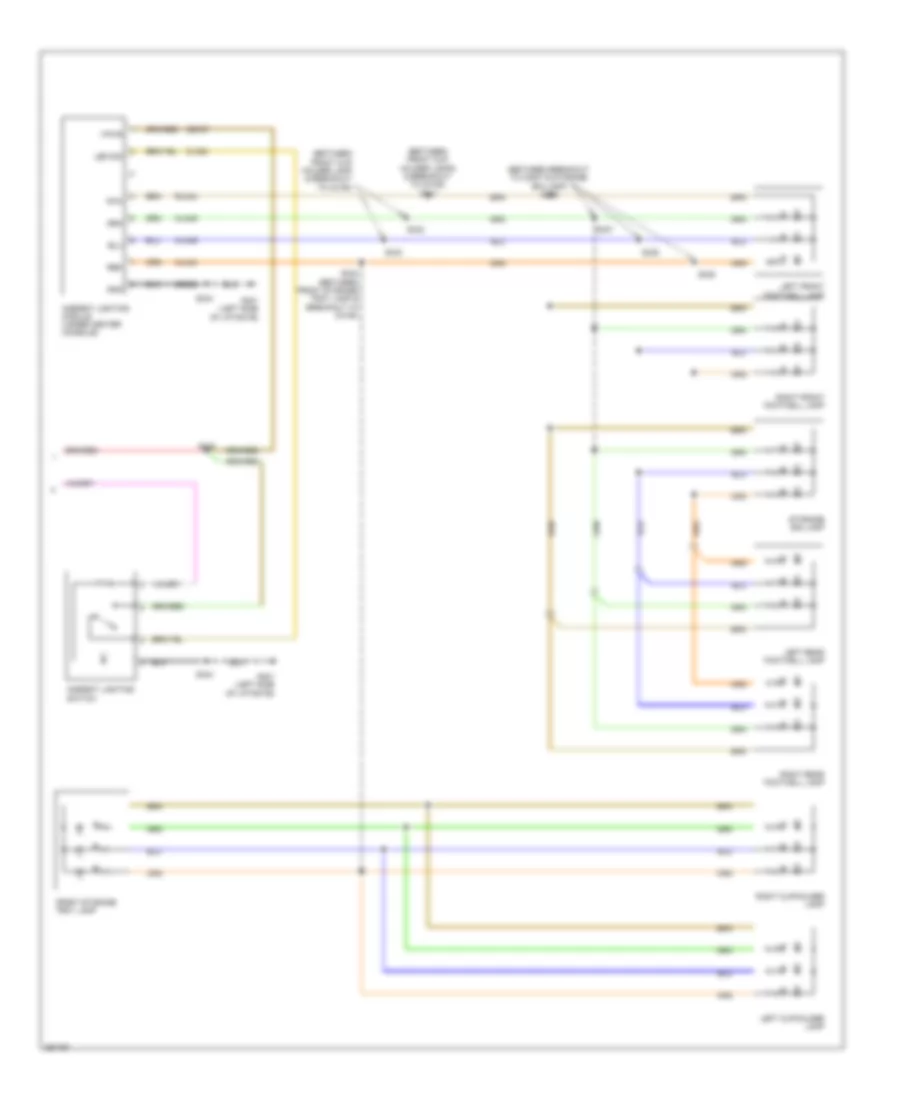 Courtesy Lamps Wiring Diagram Except Hybrid 2 of 2 for Ford Escape 2009