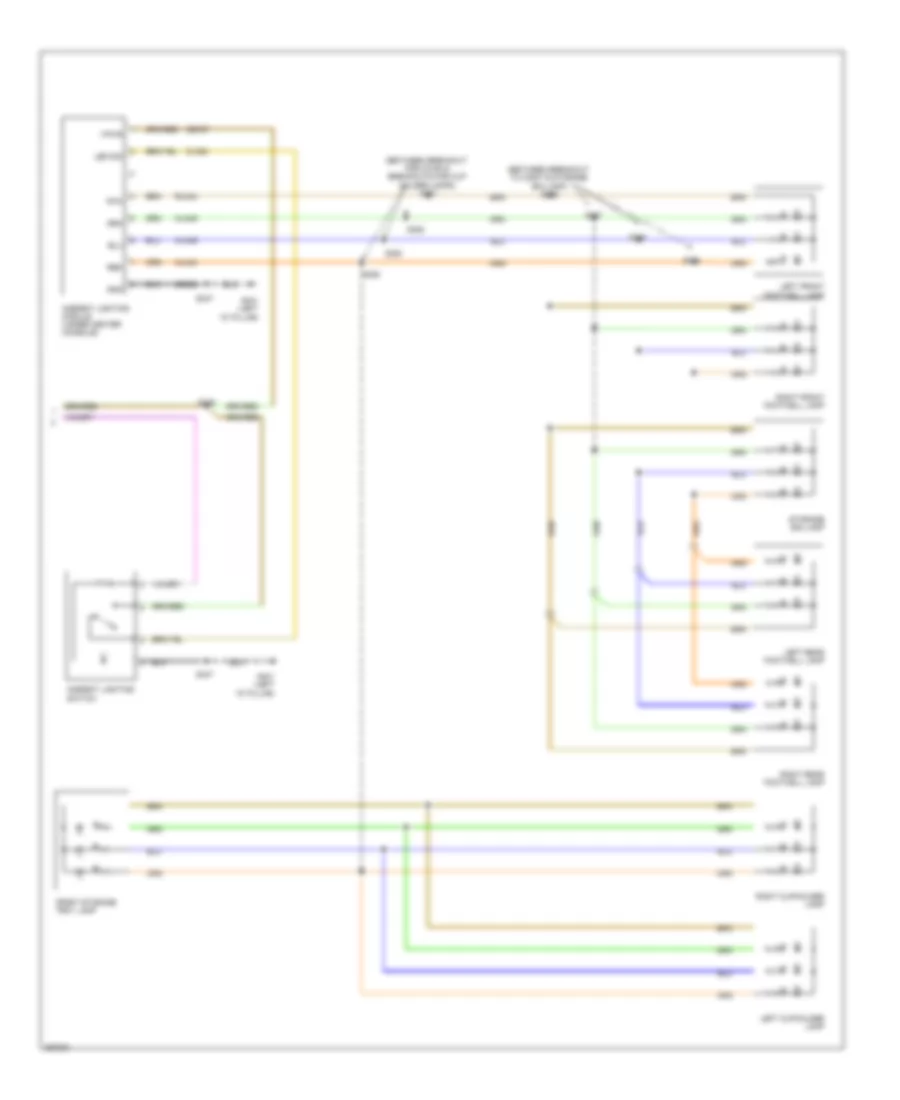 Courtesy Lamps Wiring Diagram Hybrid 2 of 2 for Ford Escape 2009