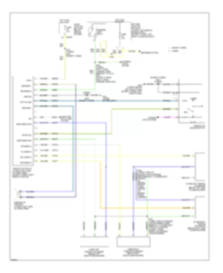 Parking Assistant Wiring Diagram for Ford Escape 2009