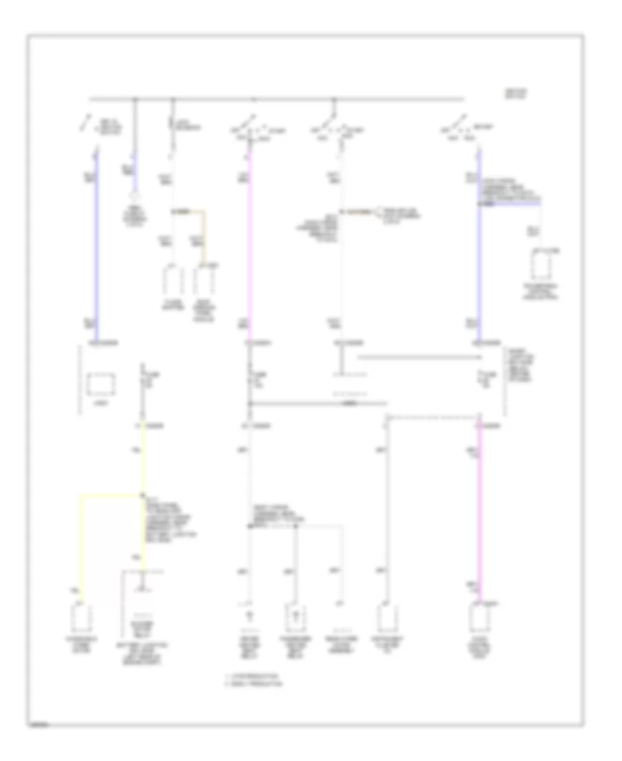 Power Distribution Wiring Diagram, Hybrid (4 of 5) for Ford Escape 2009
