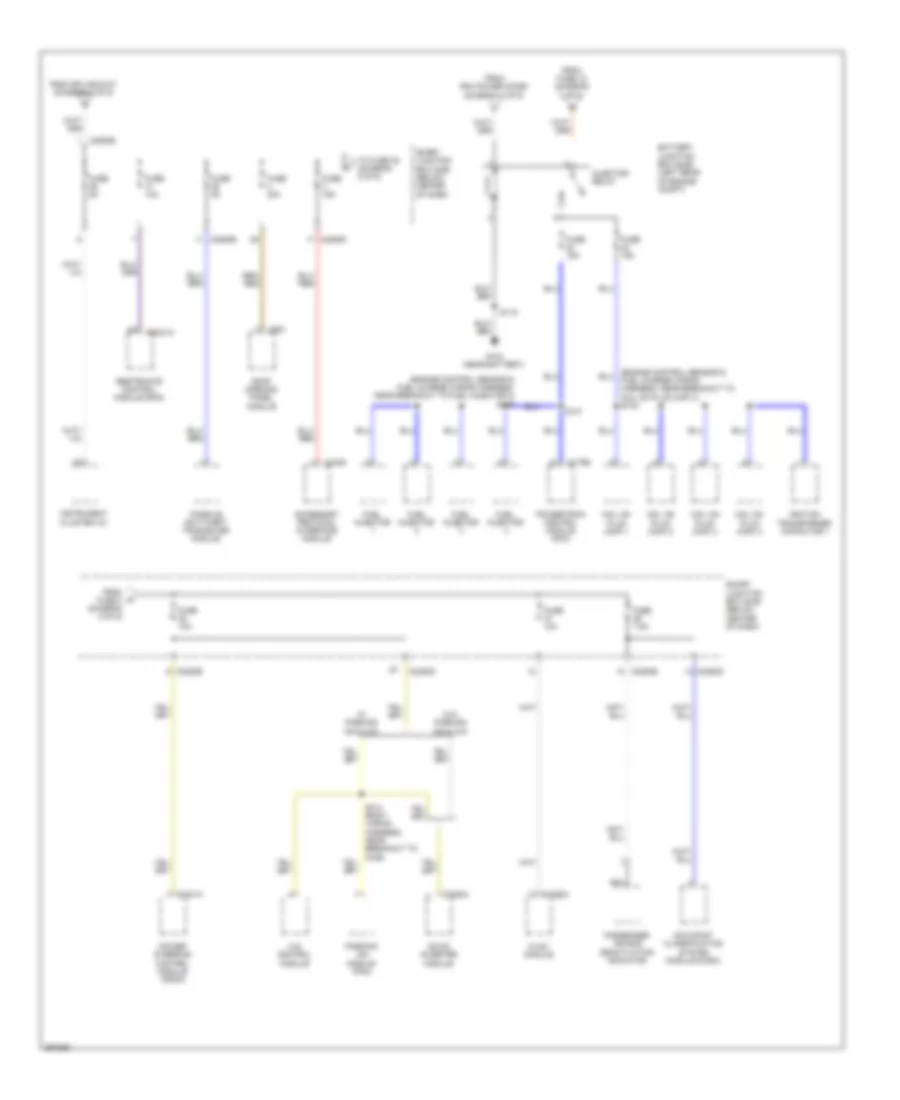 Power Distribution Wiring Diagram Hybrid 5 of 5 for Ford Escape 2009
