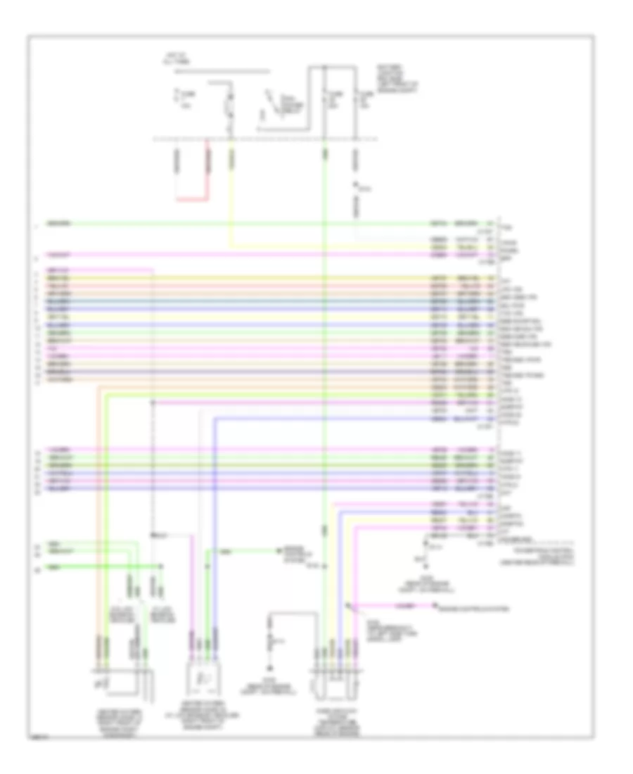 3 0L A T Wiring Diagram 2 of 2 for Ford Escape 2009