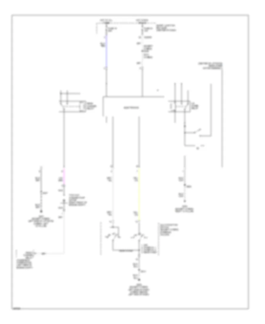 Rear WiperWasher Wiring Diagram for Ford Escape 2009