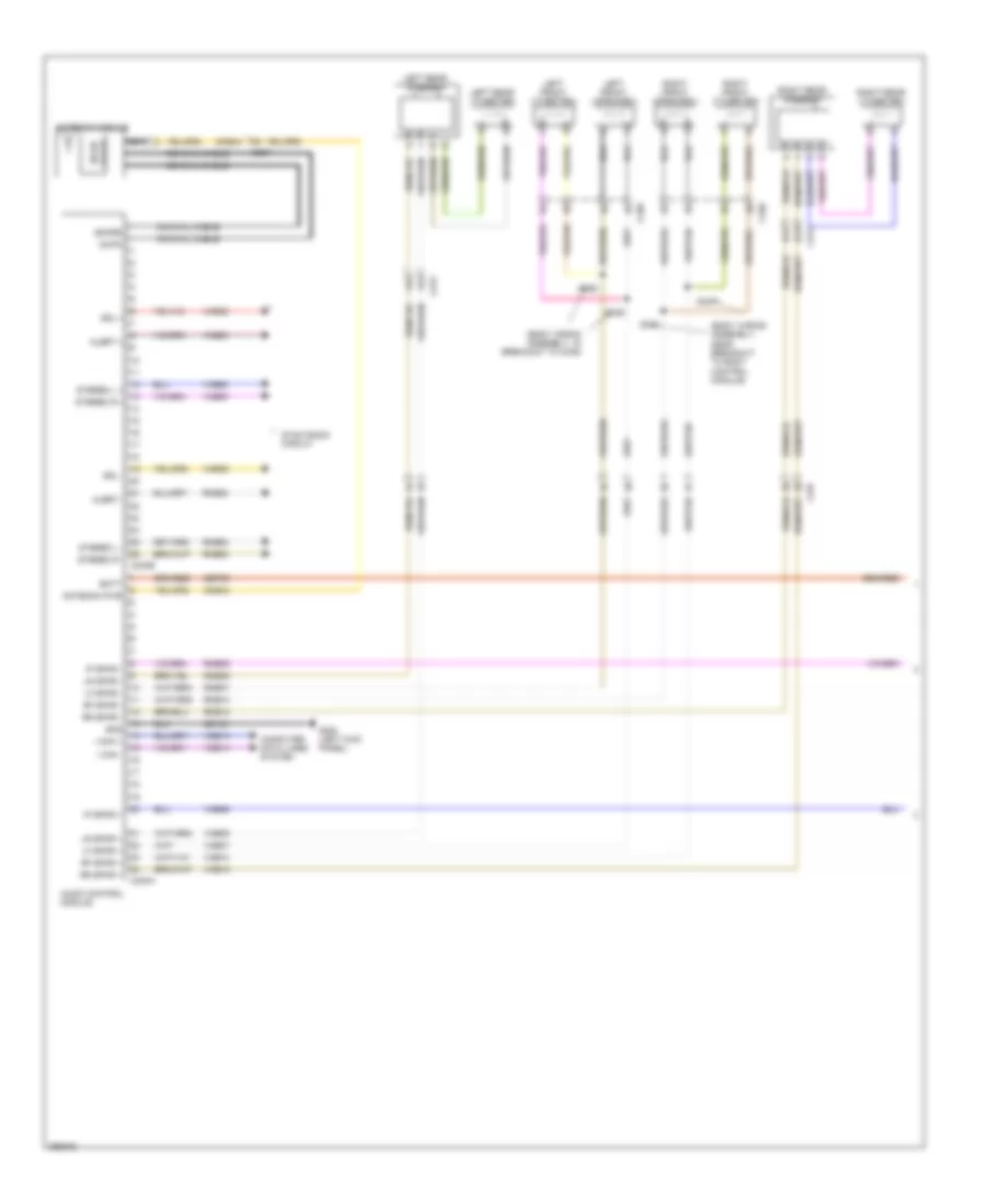 Radio Wiring Diagram Electric 1 of 2 for Ford Focus Electric 2012