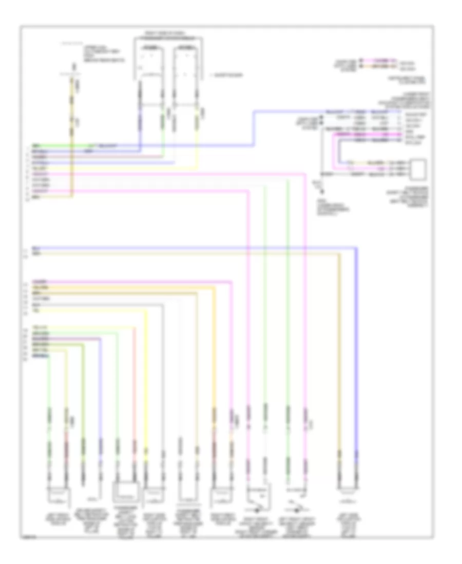 Supplemental Restraints Wiring Diagram, Electric (2 of 2) for Ford Focus Electric 2012