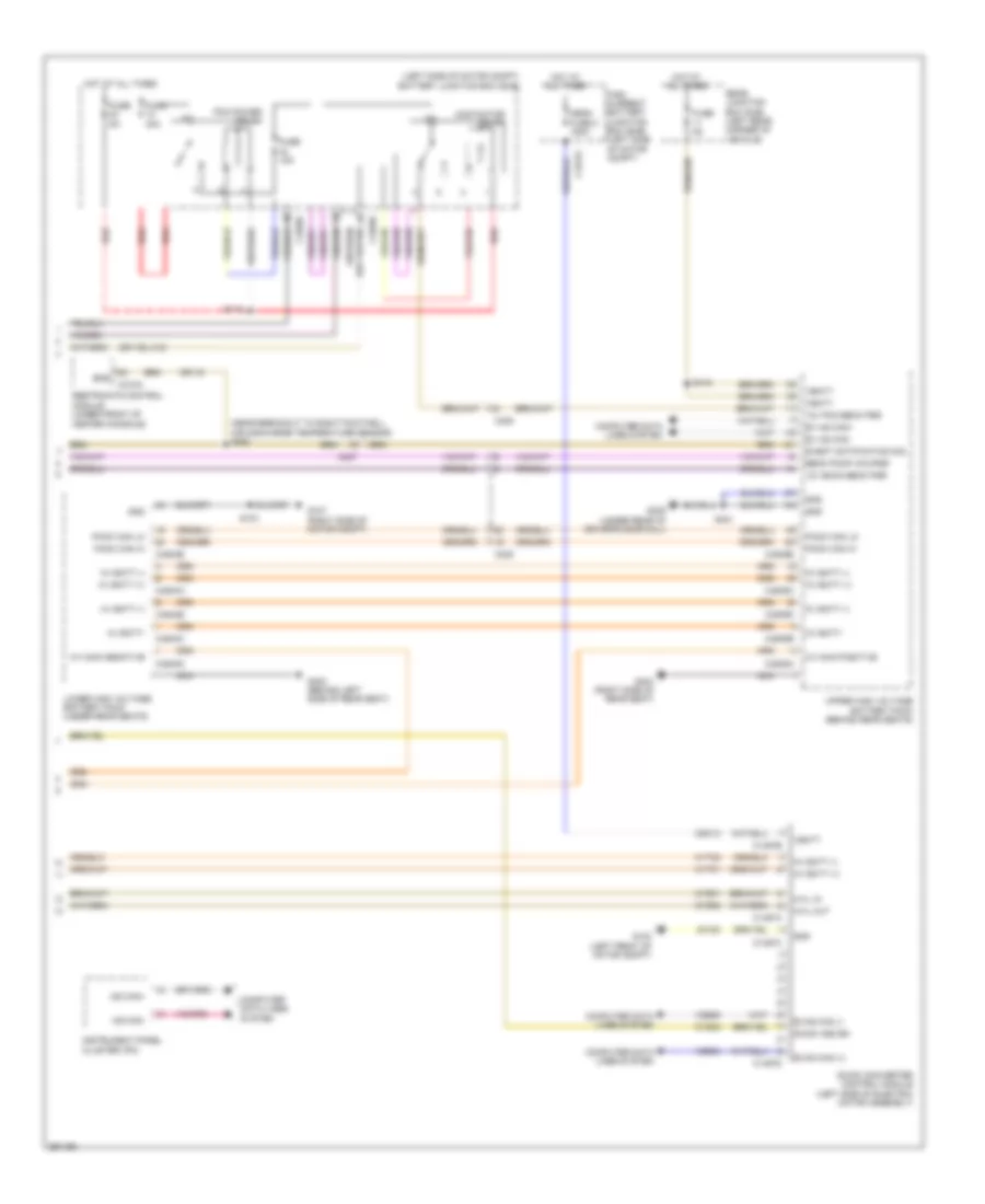 Transmission Wiring Diagram, Electric (2 of 2) for Ford Focus Electric 2012