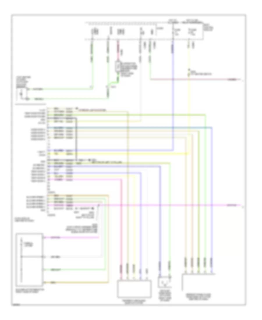Manual AC Wiring Diagram, Except Electric (1 of 2) for Ford Focus Electric 2012