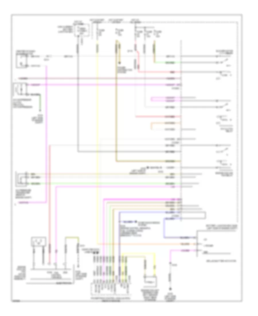 Manual AC Wiring Diagram, Except Electric (2 of 2) for Ford Focus Electric 2012