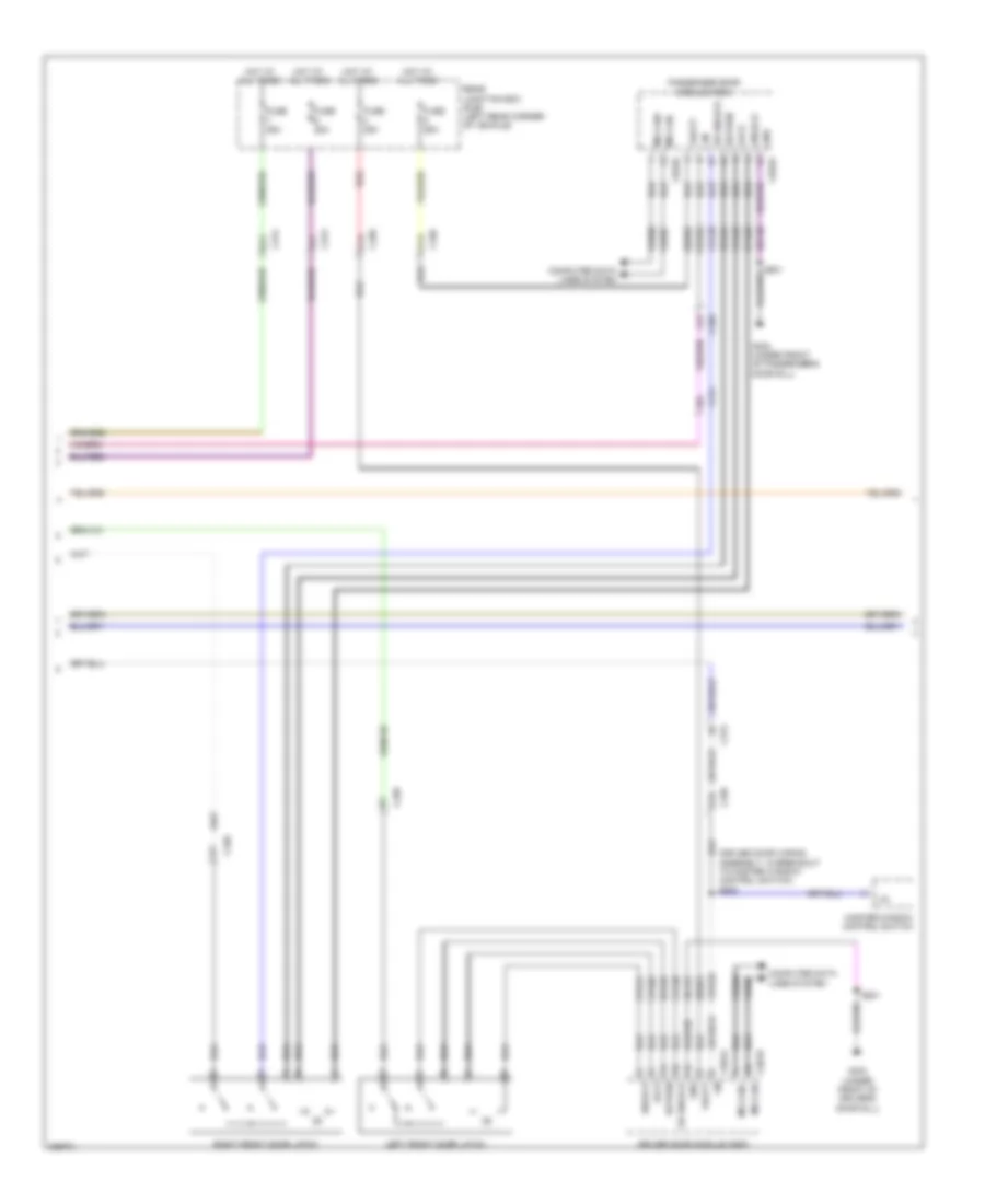 Forced Entry Wiring Diagram Electric 2 of 4 for Ford Focus Electric 2012