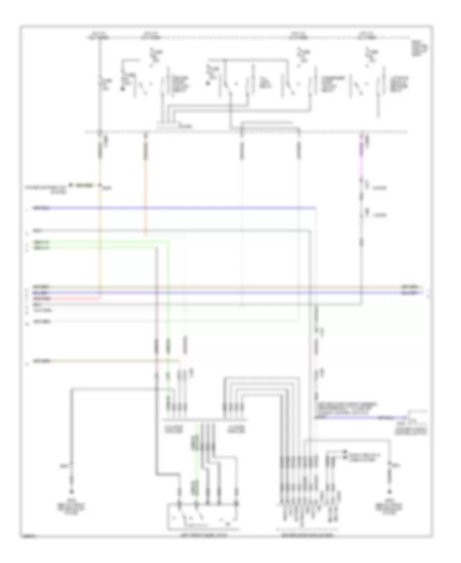 Forced Entry Wiring Diagram, Except Electric with Intelligent Access (3 of 5) for Ford Focus Electric 2012