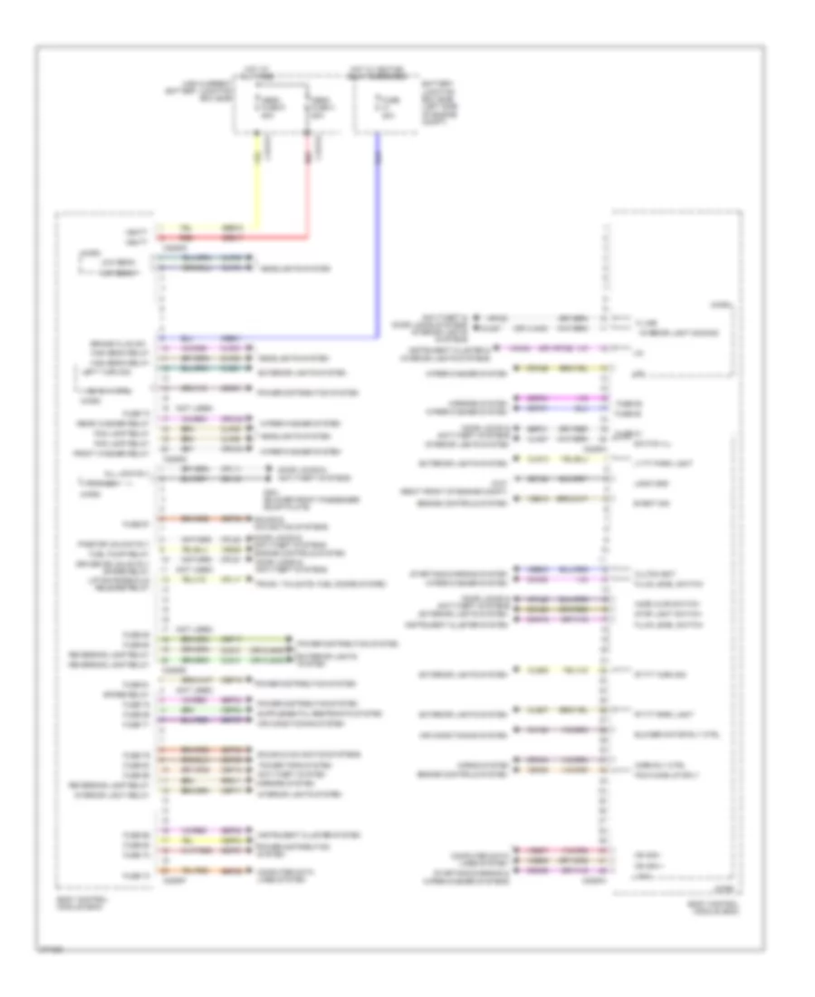 Body Control Modules Wiring Diagram Except Electric 1 of 2 for Ford Focus Electric 2012