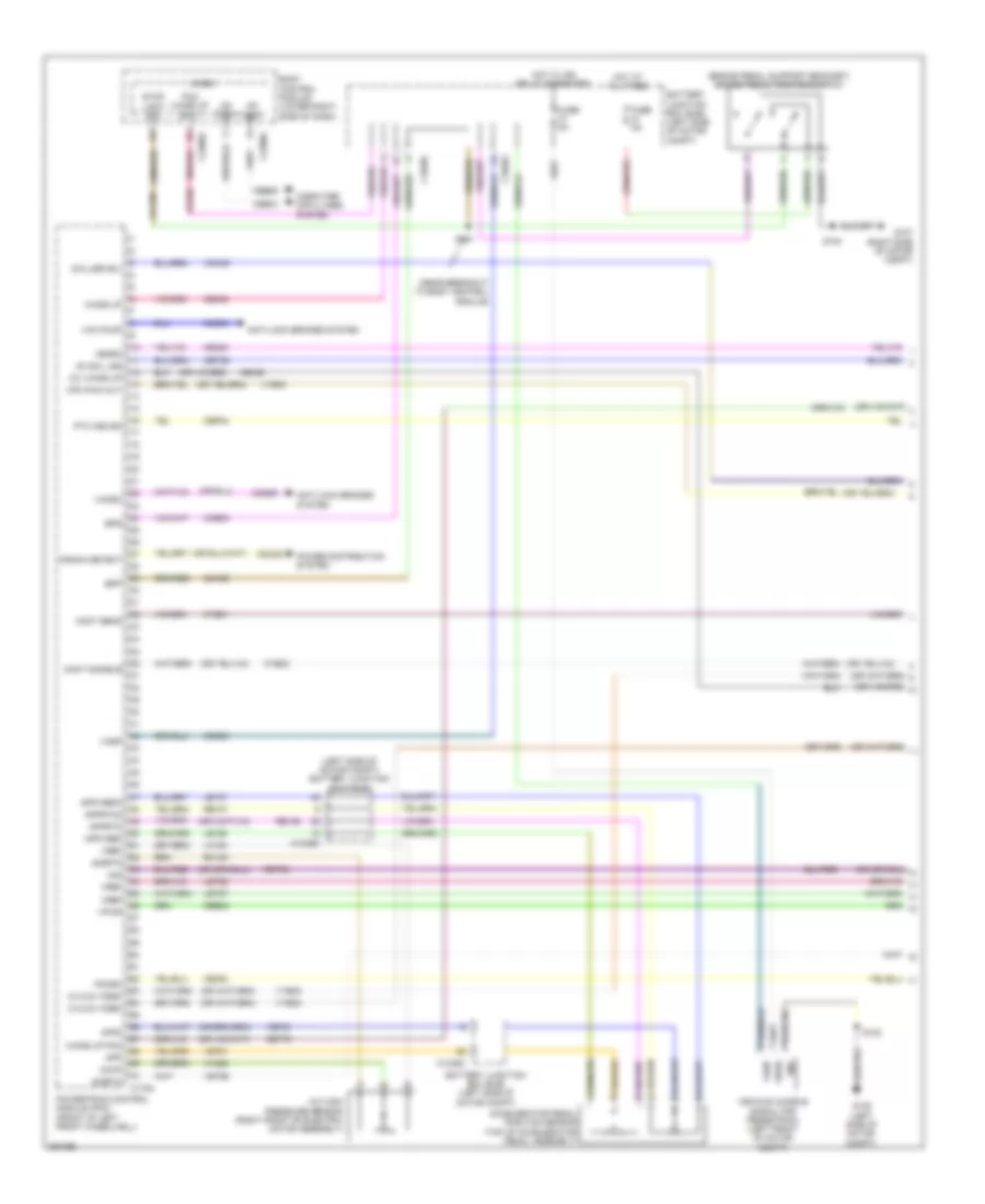 Electric, Engine Performance Wiring Diagram (1 of 7) for Ford Focus Electric 2012