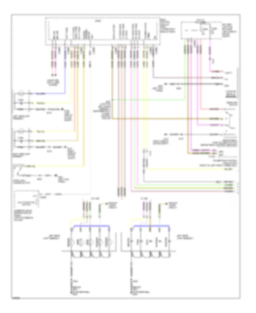 Exterior Lamps Wiring Diagram, Electric (1 of 2) for Ford Focus Electric 2012