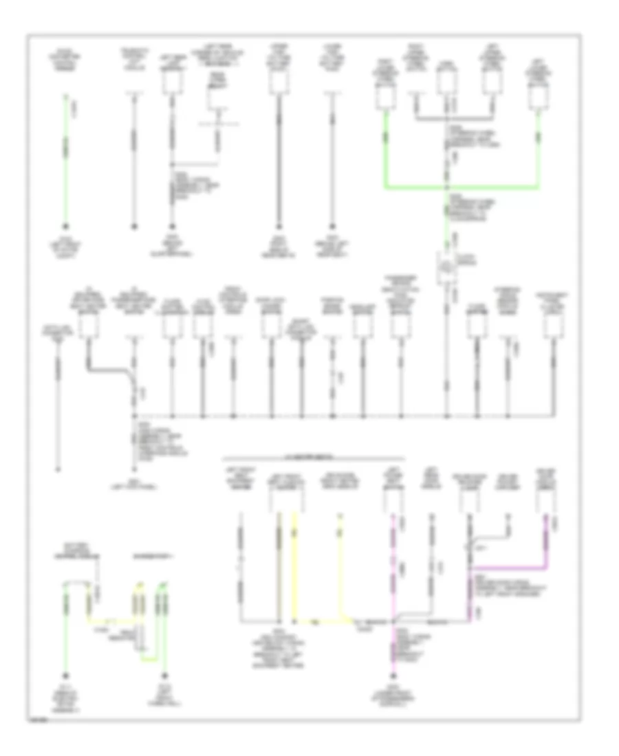 Ground Distribution Wiring Diagram, Electric (2 of 3) for Ford Focus Electric 2012