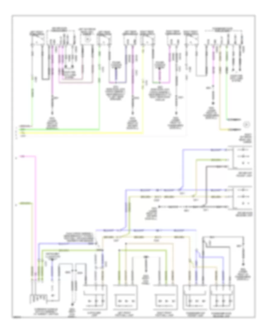 Courtesy Lamps Wiring Diagram, Electric (2 of 2) for Ford Focus Electric 2012