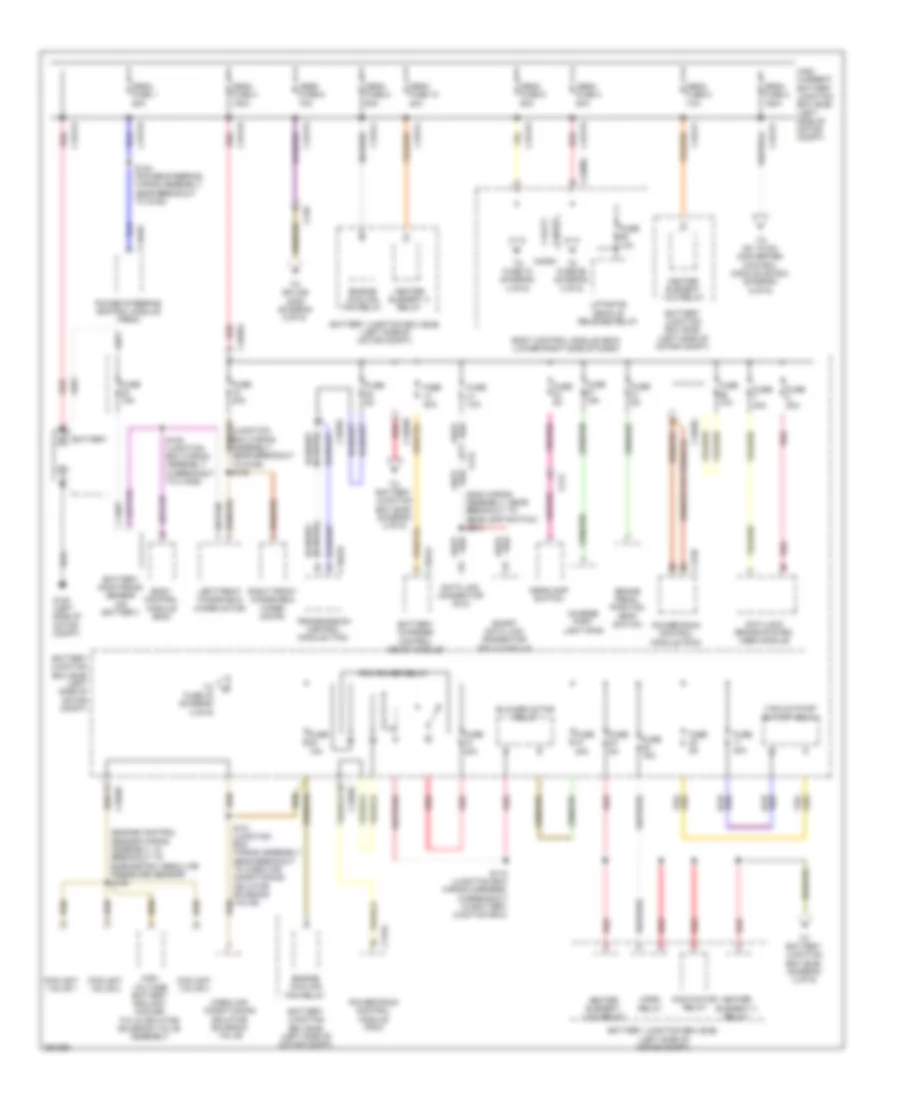 Power Distribution Wiring Diagram Electric 1 of 6 for Ford Focus Electric 2012