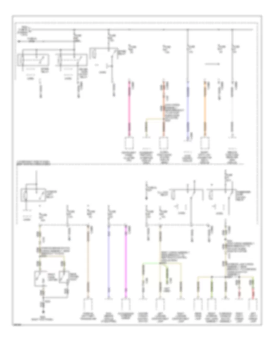 Power Distribution Wiring Diagram Electric 3 of 6 for Ford Focus Electric 2012