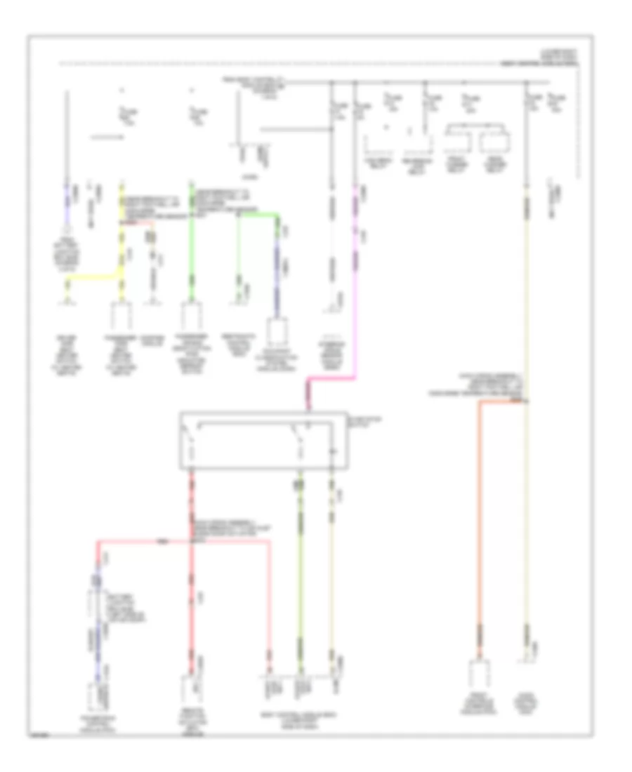 Power Distribution Wiring Diagram Electric 4 of 6 for Ford Focus Electric 2012