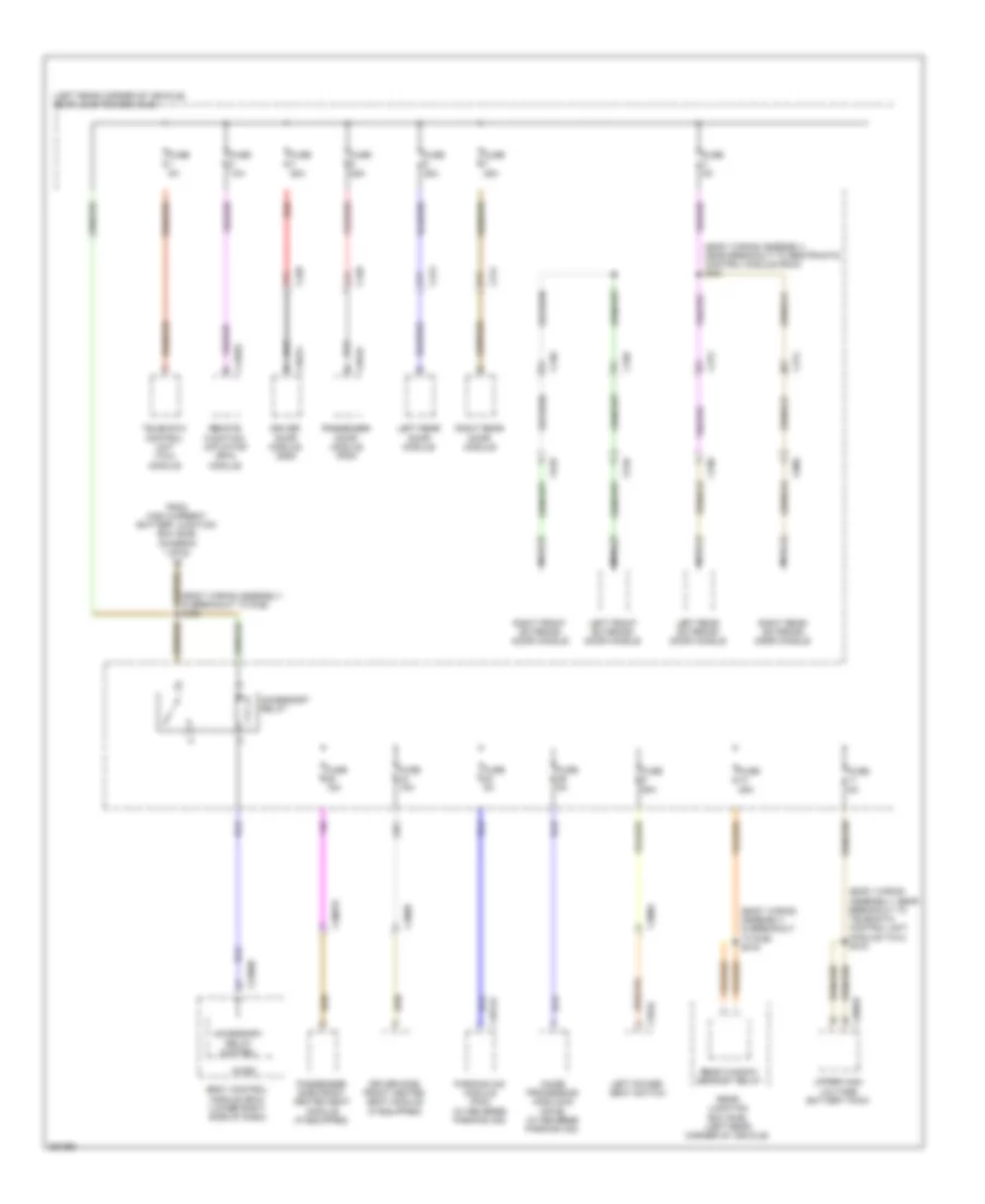 Power Distribution Wiring Diagram, Electric (5 of 6) for Ford Focus Electric 2012