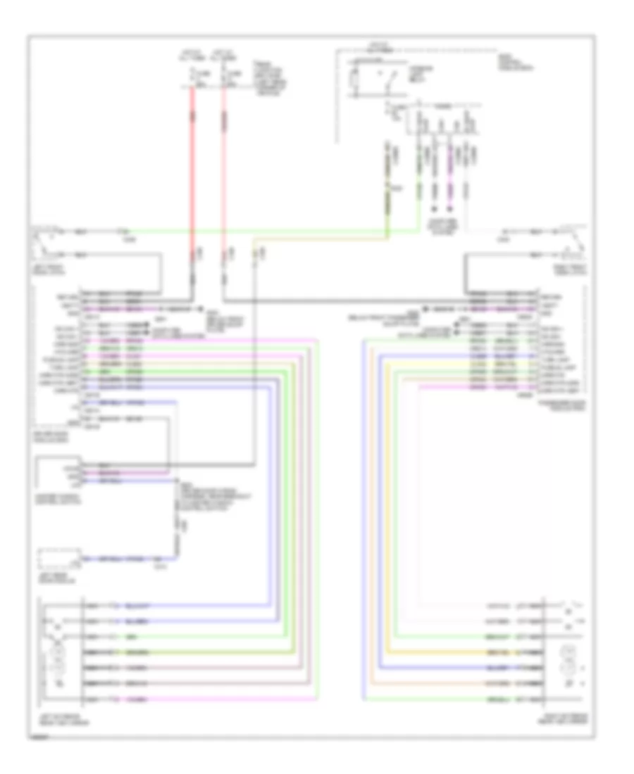 Power Mirrors Wiring Diagram Except Electric with Door Module for Ford Focus Electric 2012