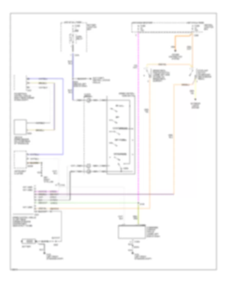 Cruise Control Wiring Diagram A T for Ford Contour SE 2000