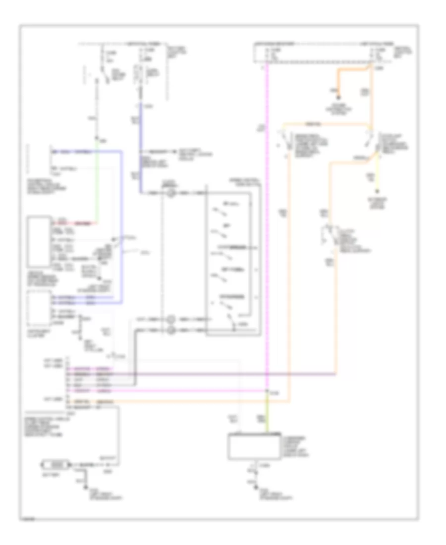 Cruise Control Wiring Diagram M T for Ford Contour SE 2000